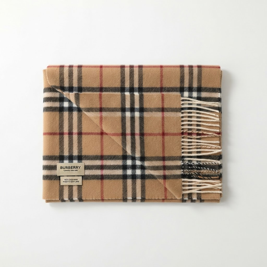Classic Check Cashmere Scarf