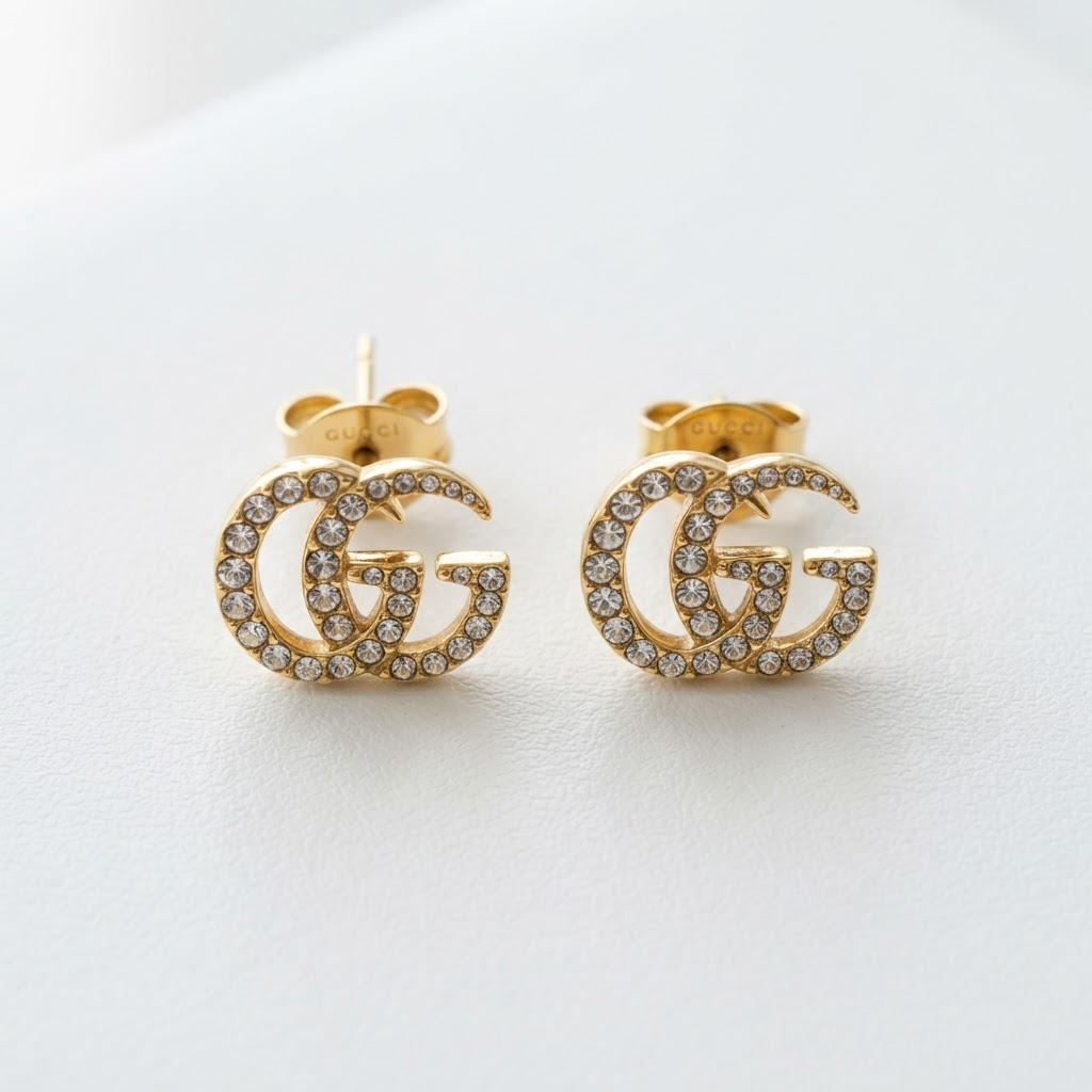 GG Marmont Crystal Earrings