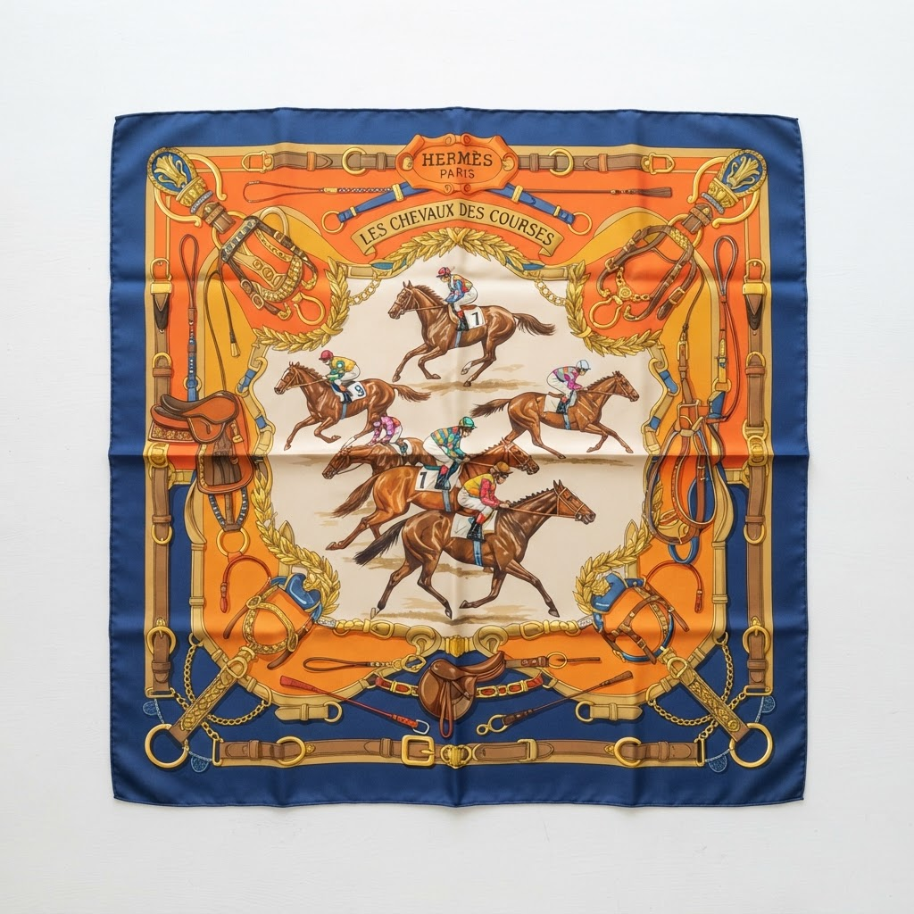 Carrés 90 Silk Scarf Cliquetis