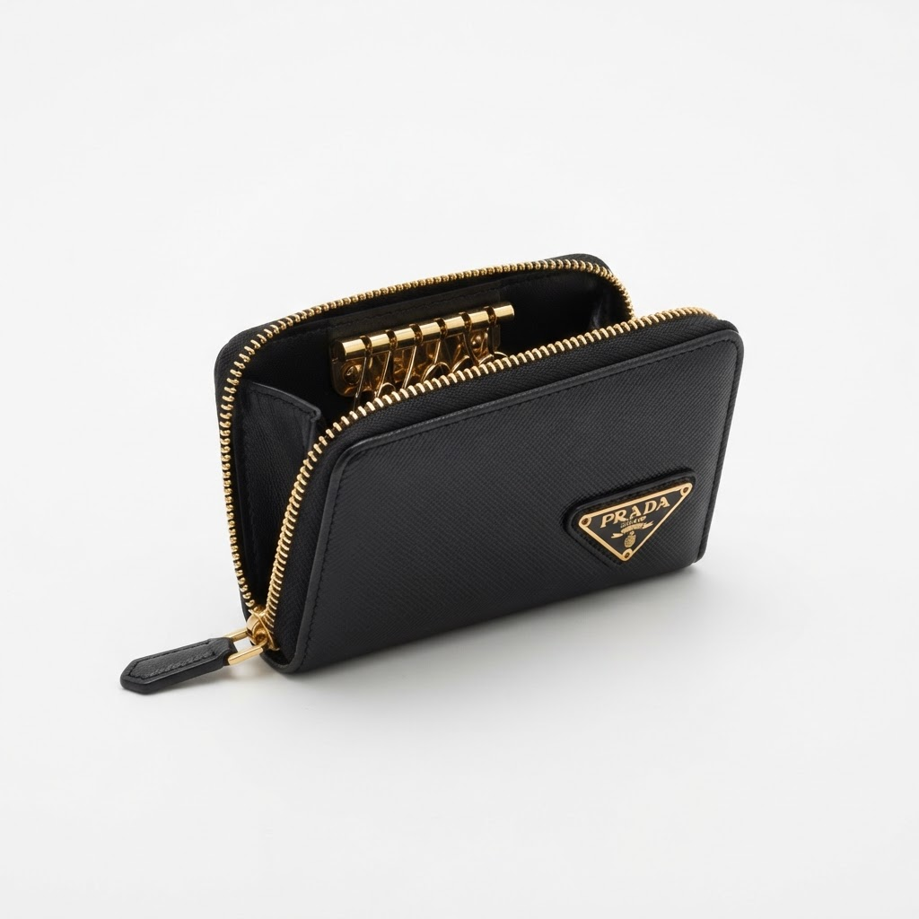 Saffiano Leather Key Holder