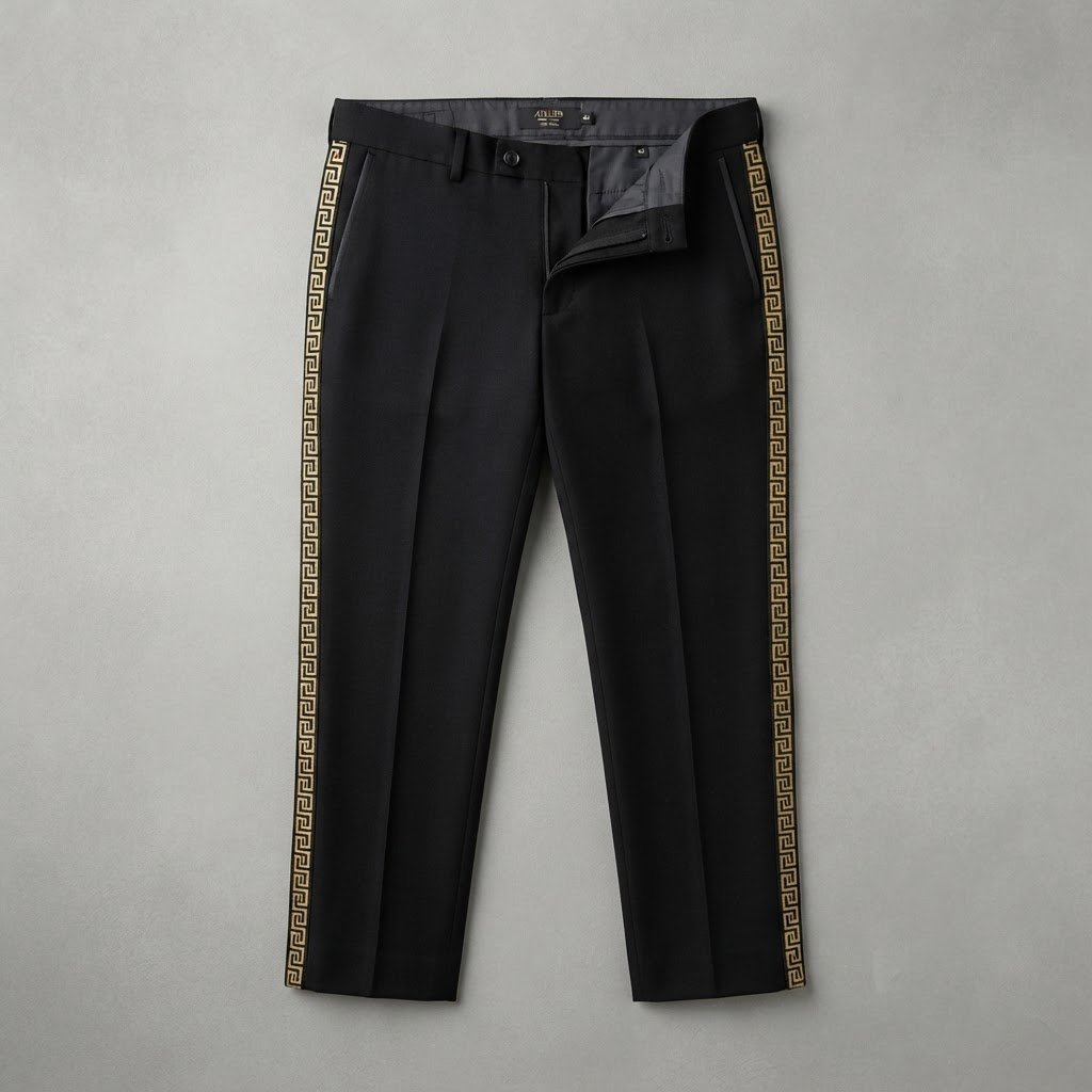 Greek Key Tailored Trousers