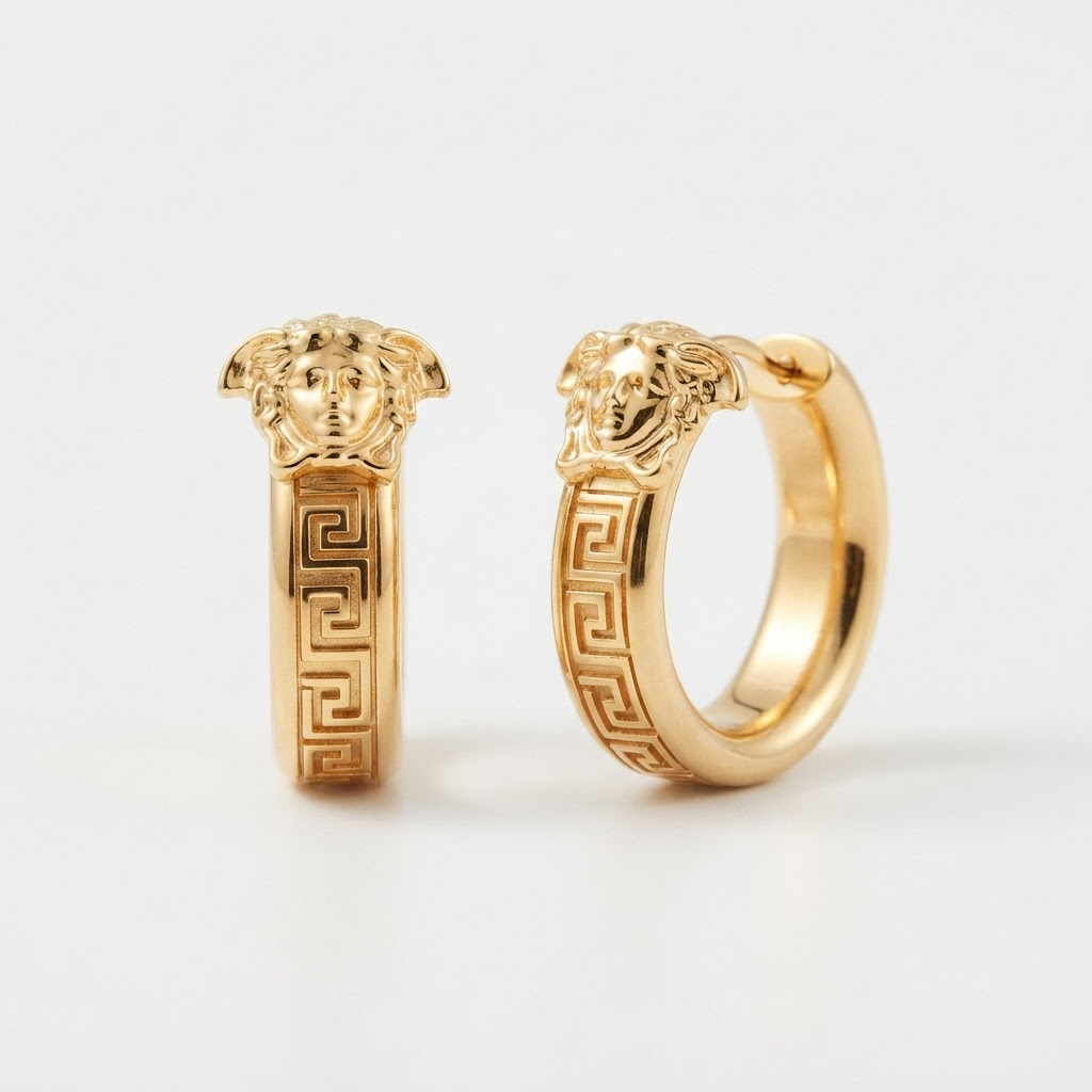 Medusa Biggie Hoop Earrings
